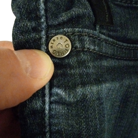 Torrid Jeggings Skinny 3 Vertical Button/Zip Straight Leg Plus Sz. Casual Sz. 22 - Picture 6 of 14
